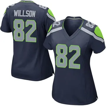 Nike Luke Willson Women's Game Seattle Seahawks Navy Team Color Jersey