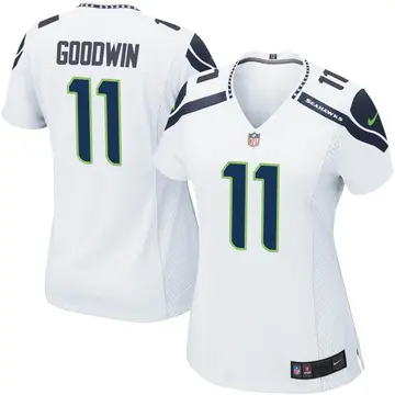 Nike Marquise Goodwin Women's Game Seattle Seahawks White Jersey