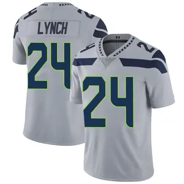 Nike Marshawn Lynch Youth Limited Seattle Seahawks Gray Alternate Vapor Untouchable Jersey