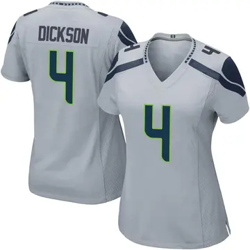 Nike Michael Dickson Women's Game Seattle Seahawks Gray Alternate Jersey