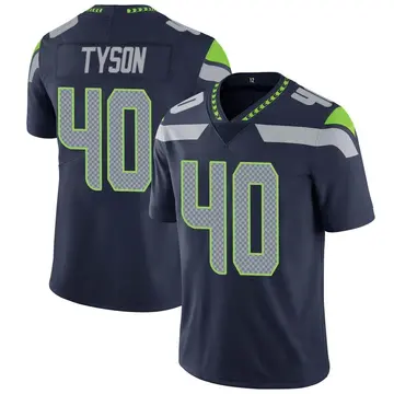 Nike Michael Tyson Men's Limited Seattle Seahawks Navy Team Color Vapor Untouchable Jersey