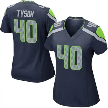 Nike Michael Tyson Women's Game Seattle Seahawks Navy Team Color Jersey