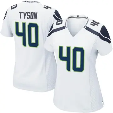Nike Michael Tyson Women's Game Seattle Seahawks White Jersey
