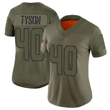 Nike Michael Tyson Women's Limited Seattle Seahawks Camo 2019 Salute to Service Jersey