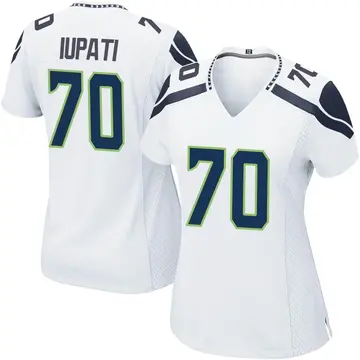 Nike Mike Iupati Women's Game Seattle Seahawks White Jersey