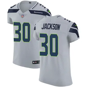 Nike Mike Jackson Men's Elite Seattle Seahawks Gray Alternate Vapor Untouchable Jersey