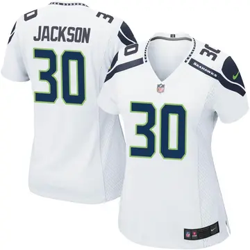 Nike Mike Jackson Women's Game Seattle Seahawks White Jersey