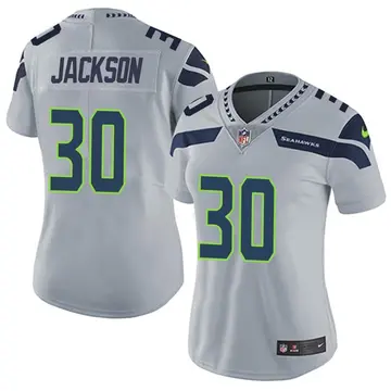 Nike Mike Jackson Women's Limited Seattle Seahawks Gray Alternate Vapor Untouchable Jersey