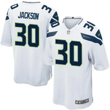Nike Mike Jackson Youth Game Seattle Seahawks White Jersey
