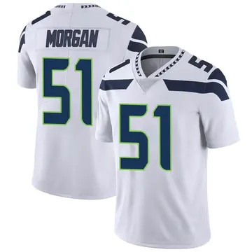 Nike Mike Morgan Men's Limited Seattle Seahawks White Vapor Untouchable Jersey