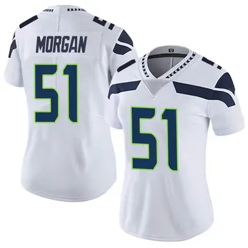 Nike Mike Morgan Women's Limited Seattle Seahawks White Vapor Untouchable Jersey