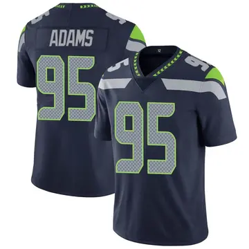 Nike Myles Adams Men's Limited Seattle Seahawks Navy Team Color Vapor Untouchable Jersey
