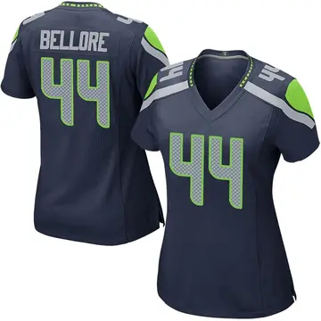Nike Nick Bellore Women's Game Seattle Seahawks Navy Team Color Jersey