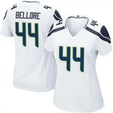 Nike Nick Bellore Women's Game Seattle Seahawks White Jersey