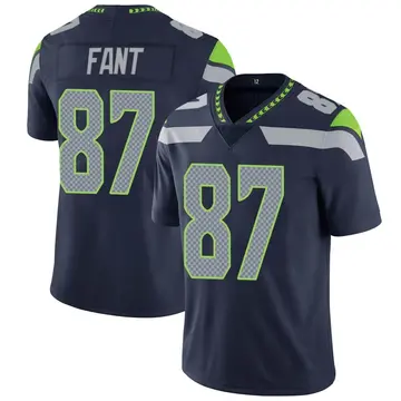 Nike Noah Fant Men's Limited Seattle Seahawks Navy Team Color Vapor Untouchable Jersey