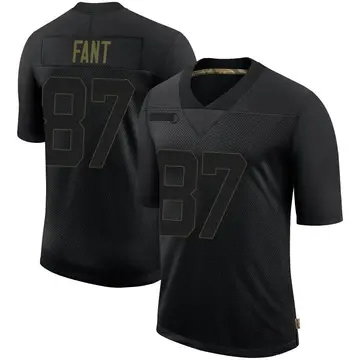 Nike Noah Fant Youth Limited Seattle Seahawks Black 2020 Salute To Service Jersey