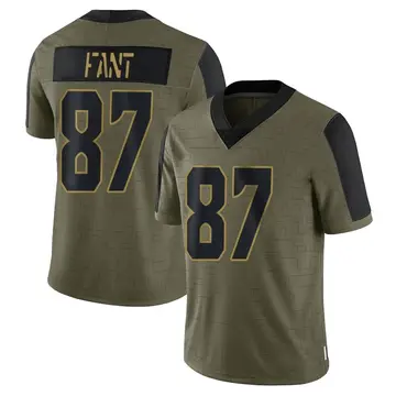 Nike Noah Fant Youth Limited Seattle Seahawks Olive 2021 Salute To Service Jersey