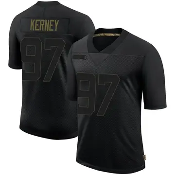 Nike Patrick Kerney Men's Limited Seattle Seahawks Black 2020 Salute To Service Jersey