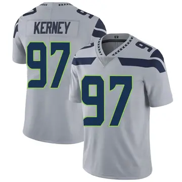 Nike Patrick Kerney Men's Limited Seattle Seahawks Gray Alternate Vapor Untouchable Jersey