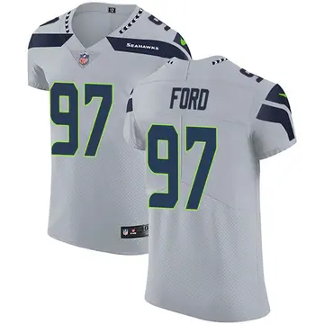 Nike Poona Ford Men's Elite Seattle Seahawks Gray Alternate Vapor Untouchable Jersey