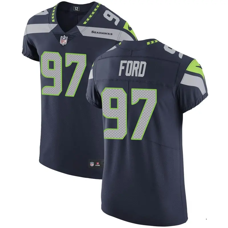 Nike Poona Ford Men's Elite Seattle Seahawks Navy Team Color Vapor Untouchable Jersey