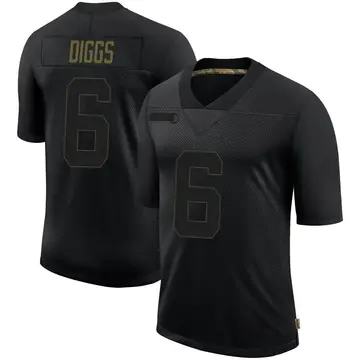 Nike Quandre Diggs Men's Limited Seattle Seahawks Black 2020 Salute To Service Jersey