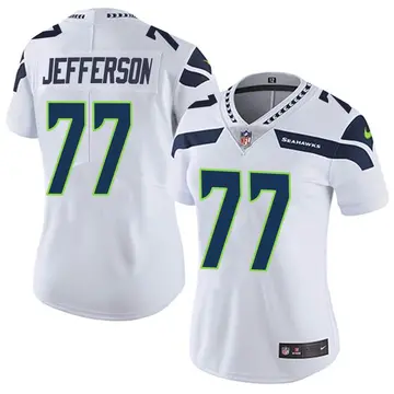 Nike Quinton Jefferson Women's Limited Seattle Seahawks White Vapor Untouchable Jersey