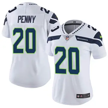 Nike Rashaad Penny Women's Limited Seattle Seahawks White Vapor Untouchable Jersey
