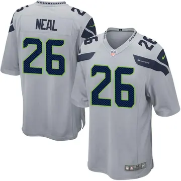 Nike Ryan Neal Men's Game Seattle Seahawks Gray Alternate Jersey