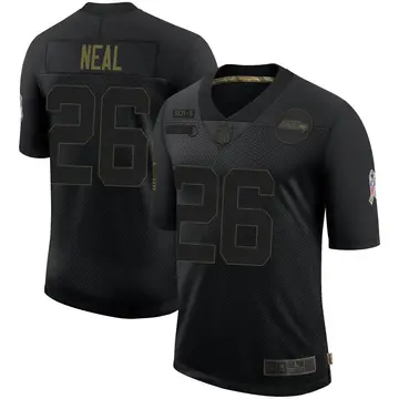 Nike Ryan Neal Men's Limited Seattle Seahawks Black 2020 Salute To Service Jersey