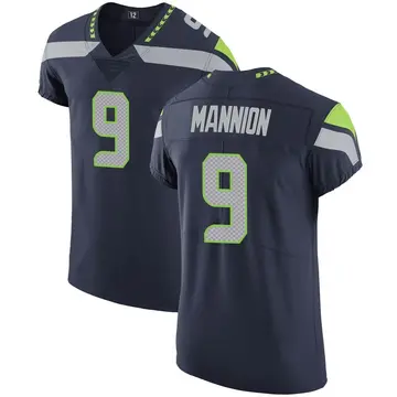 Nike Sean Mannion Men's Elite Seattle Seahawks Navy Team Color Vapor Untouchable Jersey
