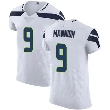 Nike Sean Mannion Men's Elite Seattle Seahawks White Vapor Untouchable Jersey