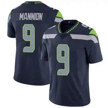 Nike Sean Mannion Men's Limited Seattle Seahawks Navy Team Color Vapor Untouchable Jersey
