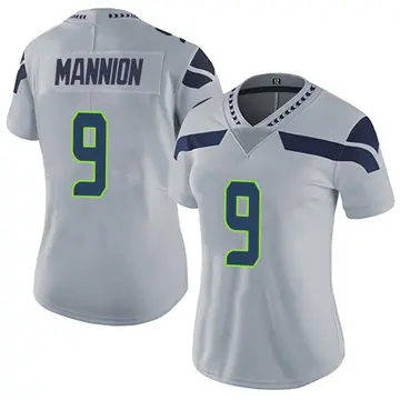 Nike Sean Mannion Women's Limited Seattle Seahawks Gray Alternate Vapor Untouchable Jersey