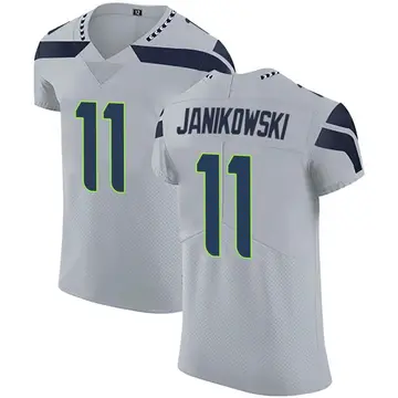 Nike Sebastian Janikowski Men's Elite Seattle Seahawks Gray Alternate Vapor Untouchable Jersey