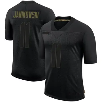 Nike Sebastian Janikowski Men's Limited Seattle Seahawks Black 2020 Salute To Service Jersey