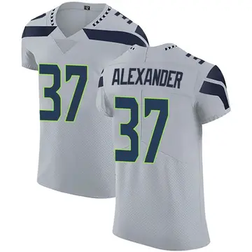 Nike Shaun Alexander Men's Elite Seattle Seahawks Gray Alternate Vapor Untouchable Jersey