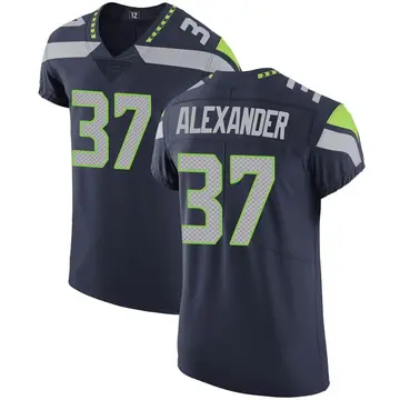 Nike Shaun Alexander Men's Elite Seattle Seahawks Navy Team Color Vapor Untouchable Jersey