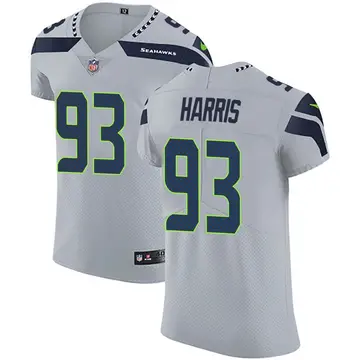 Nike Shelby Harris Men's Elite Seattle Seahawks Gray Alternate Vapor Untouchable Jersey