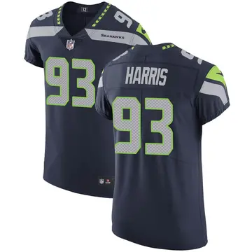 Nike Shelby Harris Men's Elite Seattle Seahawks Navy Team Color Vapor Untouchable Jersey