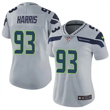 Nike Shelby Harris Women's Limited Seattle Seahawks Gray Alternate Vapor Untouchable Jersey