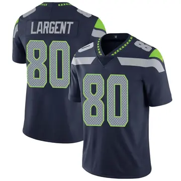Nike Steve Largent Men's Limited Seattle Seahawks Navy Team Color Vapor Untouchable Jersey