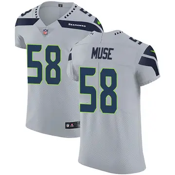 Nike Tanner Muse Men's Elite Seattle Seahawks Gray Alternate Vapor Untouchable Jersey