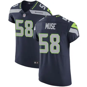 Nike Tanner Muse Men's Elite Seattle Seahawks Navy Team Color Vapor Untouchable Jersey