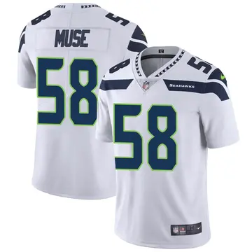 Nike Tanner Muse Men's Limited Seattle Seahawks White Vapor Untouchable Jersey