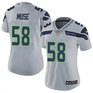 Nike Tanner Muse Women's Limited Seattle Seahawks Gray Alternate Vapor Untouchable Jersey