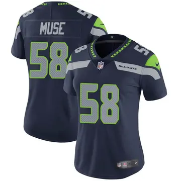 Nike Tanner Muse Women's Limited Seattle Seahawks Navy Team Color Vapor Untouchable Jersey