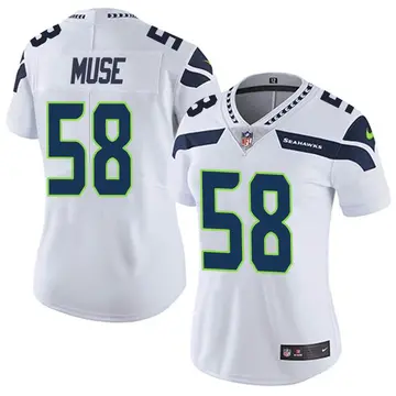 Nike Tanner Muse Women's Limited Seattle Seahawks White Vapor Untouchable Jersey