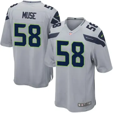 Nike Tanner Muse Youth Game Seattle Seahawks Gray Alternate Jersey