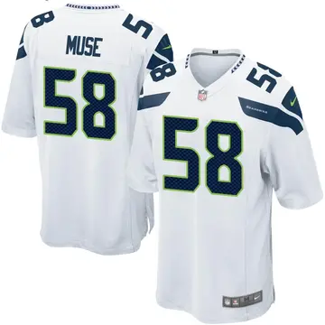 Nike Tanner Muse Youth Game Seattle Seahawks White Jersey